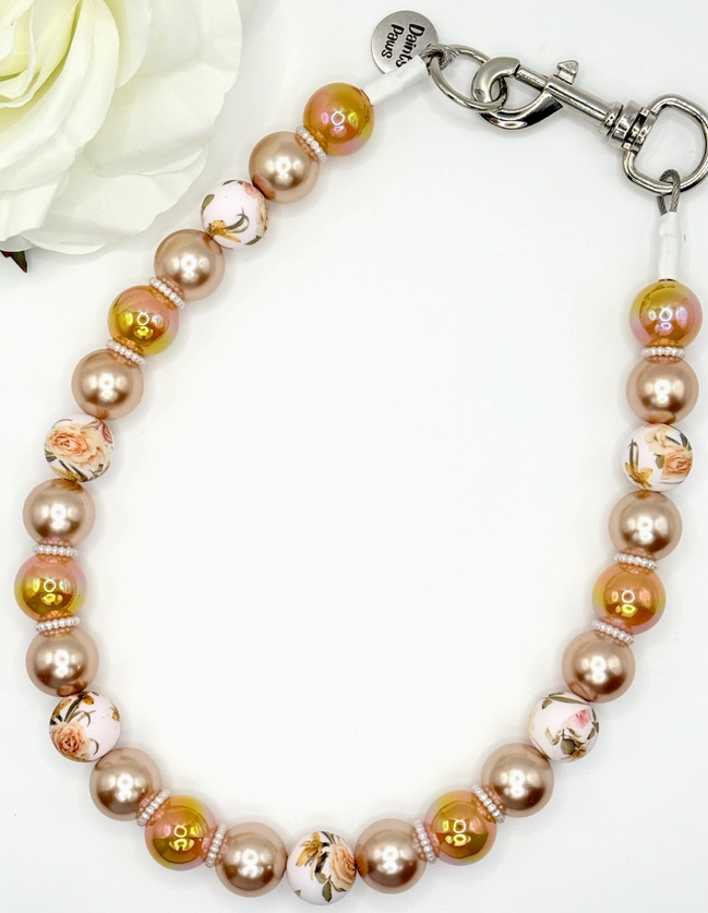 1930's Satin Soirée Beaded Collar