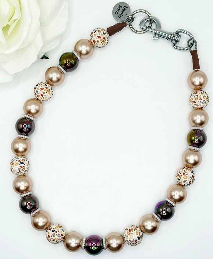 1980's Café Society Beaded Collar