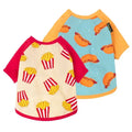 2 Pack Hot Dog & French Fries Dog Shirt