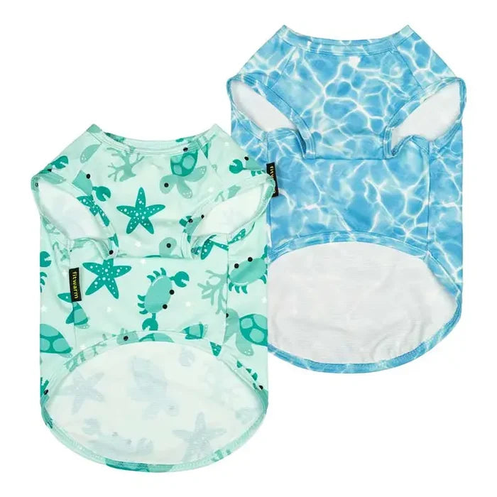 2 Pack Marine Upf 50+ Dog Uv Protection Shirt