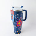 40oz Travel Tumbler "Turtle Isle" by Ryan Woodruff