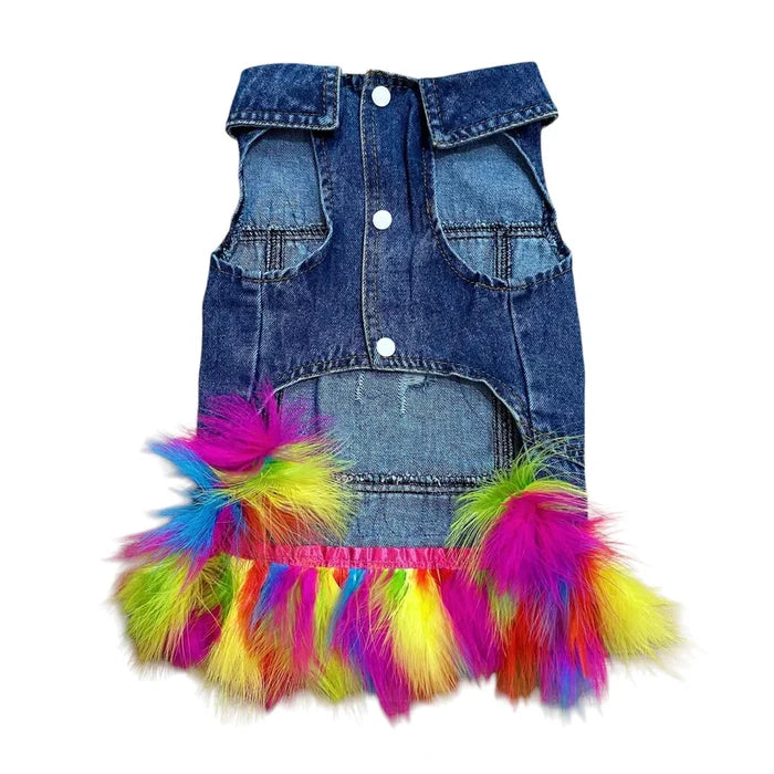 70's Disco Denim Vest