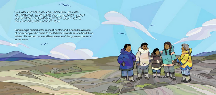 All about Sanikiluaq. Community Connection. Inuktitut & English.