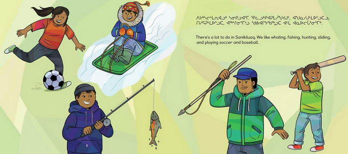 All about Sanikiluaq. Community Connection. Inuktitut & English.