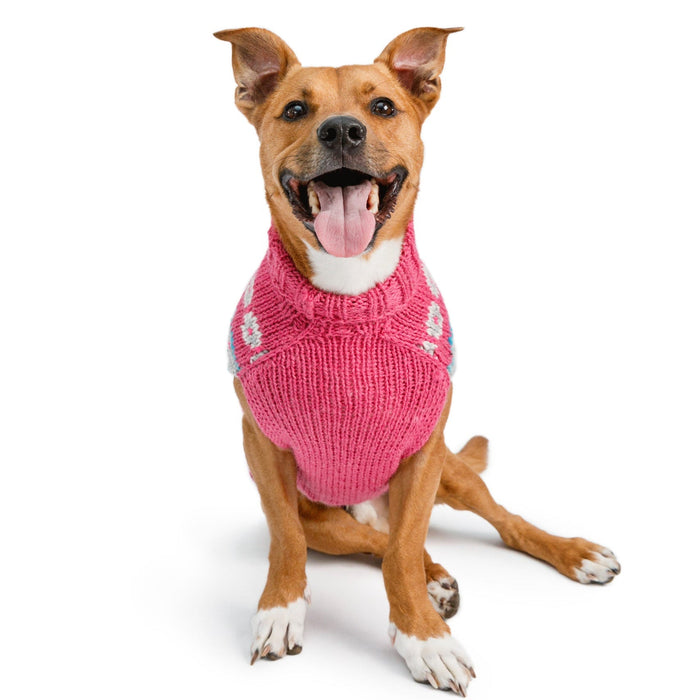 Alpaca Rose Fairisle Dog Sweater