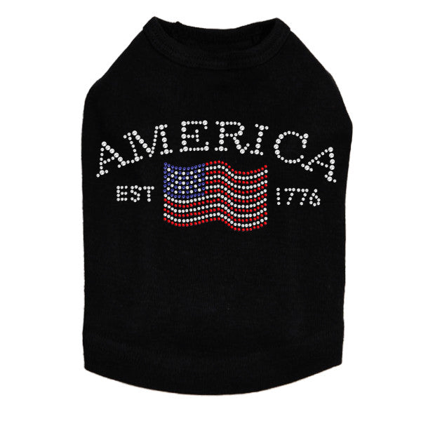 America Rhinestone Tank in Many Colors