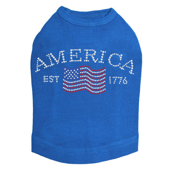 America Rhinestone Tank in Many Colors