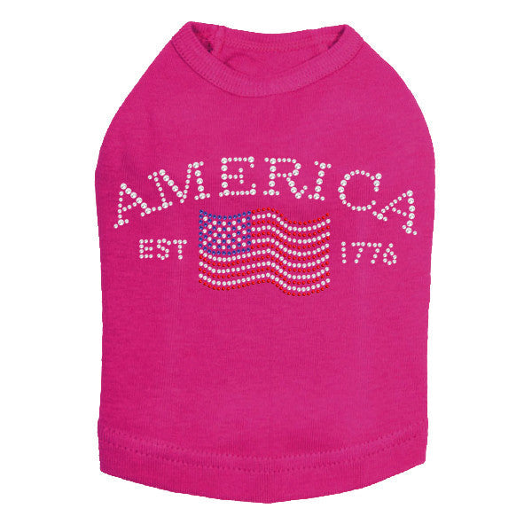 America Rhinestone Tank in Many Colors