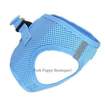 American River Ultra Choke Free Dog Harness - Light Blue - Posh Puppy Boutique