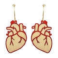 Anatomical Heart Wood Hoops