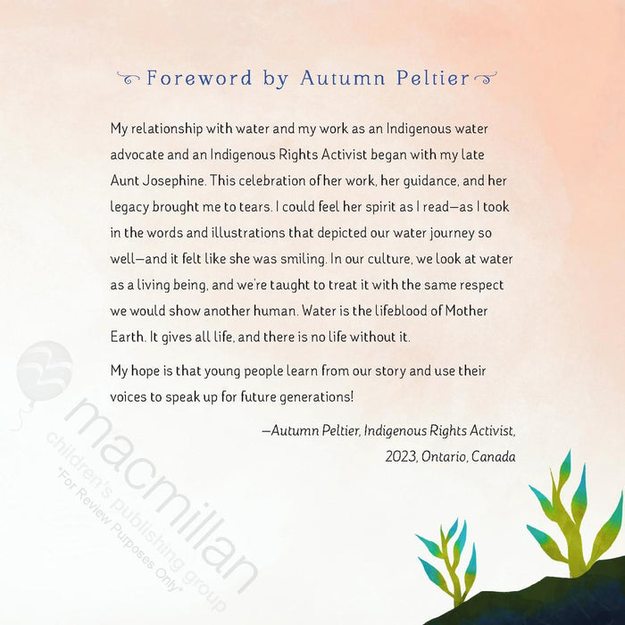 Autumn Peltier, Water Warrior (HC)