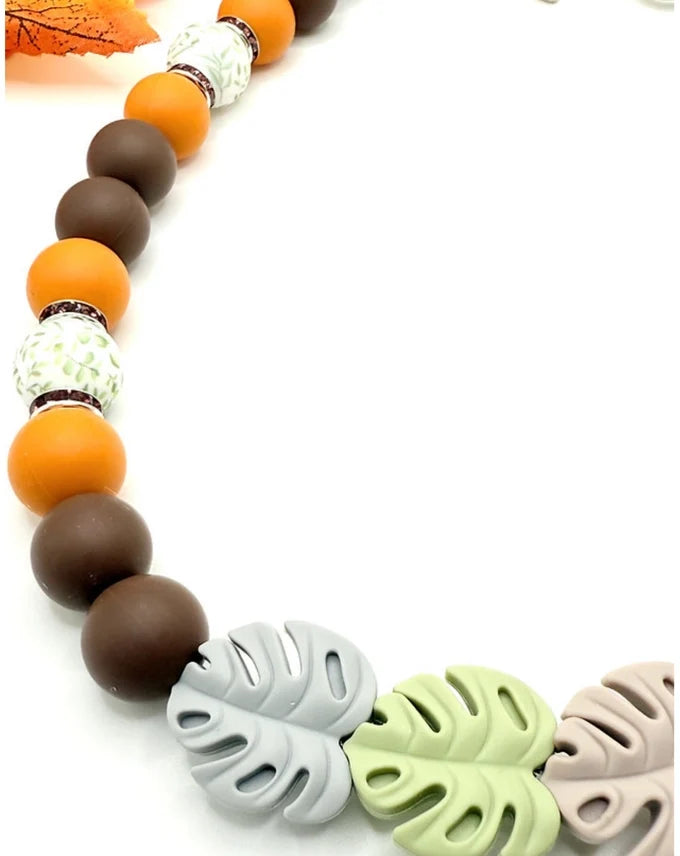 Autumn Trails Beaded Pet Collar