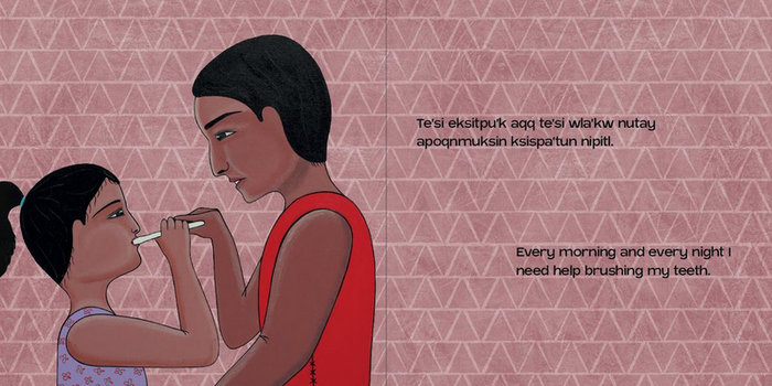 Baby Smiles/Weskewikwa'sit mijua'ji'j (Mi’kmaq & English)(BD)
