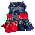 Bandana Denim Dress