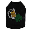Beer Mug, Clover, & Pipe Rhinestone Dog Tank- Many Colors - Posh Puppy Boutique