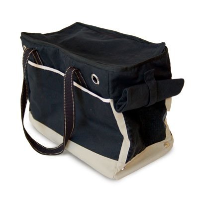 Big Black Tote Pet Carrier - Posh Puppy Boutique