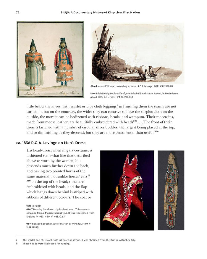 Bilijk : A Documentary History of Kingsclear First Nation, 1780–1950