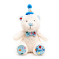 Birthday Bear Toy in Blue