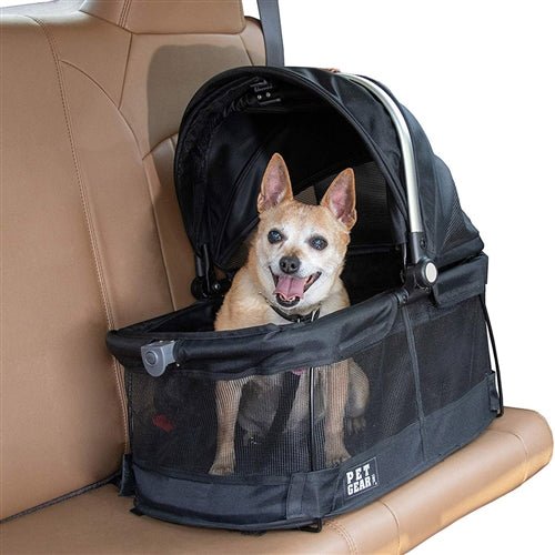 Black View 360 Pet Carrier & Car Seat - Posh Puppy Boutique