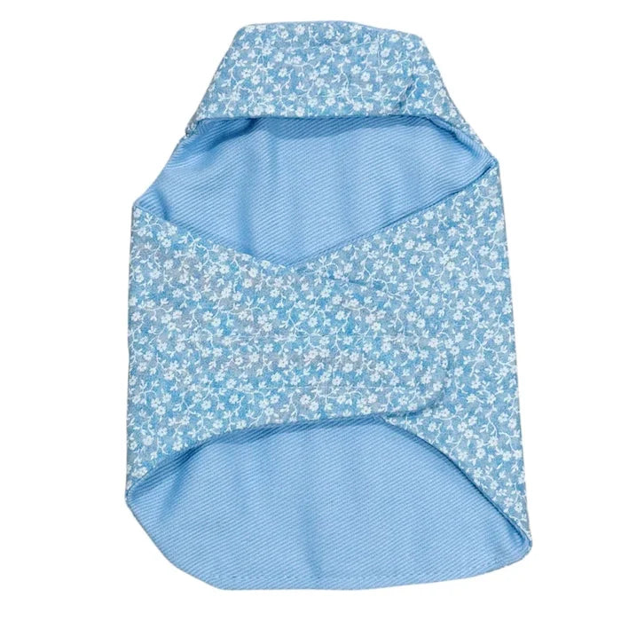 Blue Floral Calico Harness