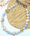 Blue Tide Beaded Collar