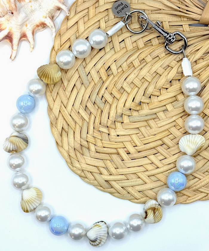 Blue Tide Beaded Collar