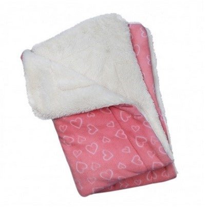 Blush of Love Fleece Turtleneck Pajamas & Matching Blanket - Posh Puppy Boutique