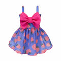 Bowknot Strawberry Dog Dress