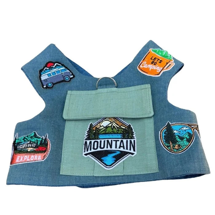 Camp Harness Vest in River - Posh Puppy Boutique