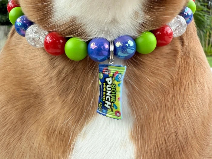 Candy Collection Pucker Up Pup! Beaded Collar