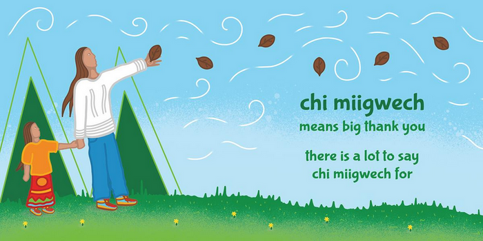 chi miigwech, big thank you (HC)