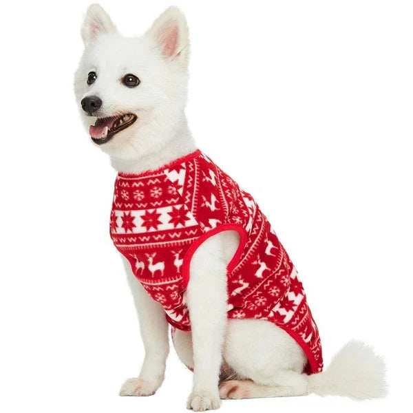 Christmas Holiday Reindeer & Snowflake Sweater