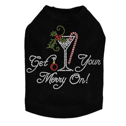 Christmas Martini Dog Tank - Many Colors