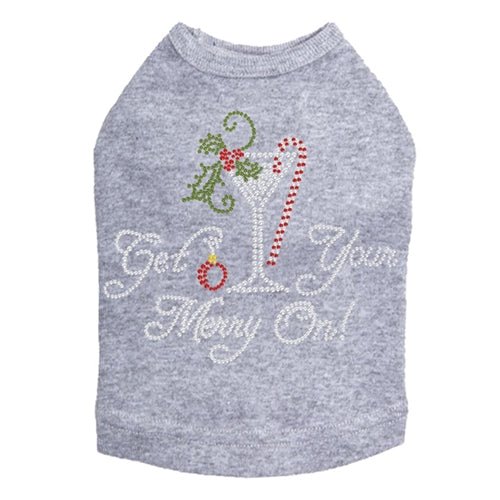 Christmas Martini Dog Tank - Many Colors