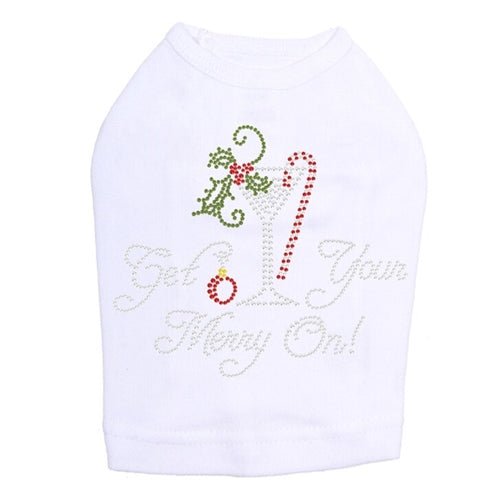Christmas Martini Dog Tank - Many Colors