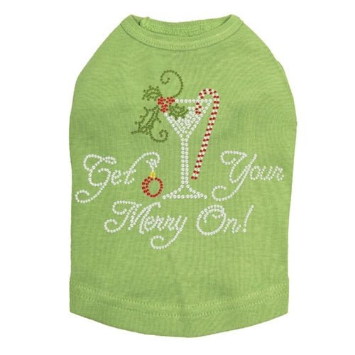 Christmas Martini Dog Tank - Many Colors