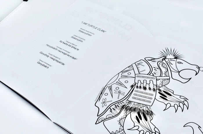 Clans of the Haudenosaunee - Colouring Book & Language Resource