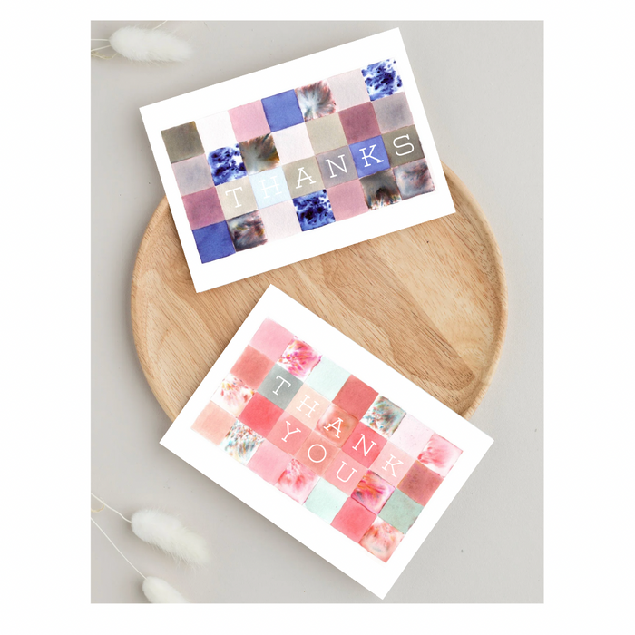 Color Study Thank You Card