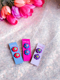 Colorful Flower Studs - 1
