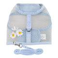 Cool Mesh Dog Harness - Blue Daisy - Posh Puppy Boutique