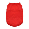 Cotton Dog Tank - Flame Scarlet Red - Posh Puppy Boutique