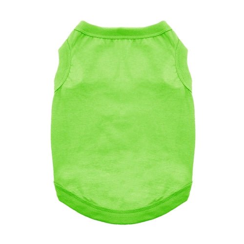 Cotton Dog Tank - Green Flash - Posh Puppy Boutique
