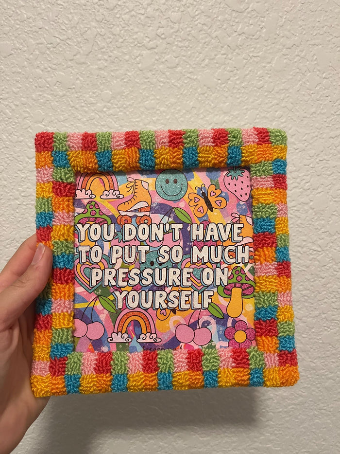 Crochet Frame With Art - 1