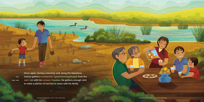 Dad, Is It Time to Gather Mint? Celebrating the Seasons. Joshua Learns From the Land. 1.