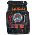Denim Rocker Vest - Def Leppard - Posh Puppy Boutique