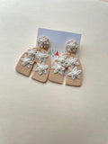 Tiny floral Arch earrings - 1