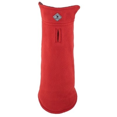 Fargo Fleece Reversible Jacket in Red Buffalo - Posh Puppy Boutique