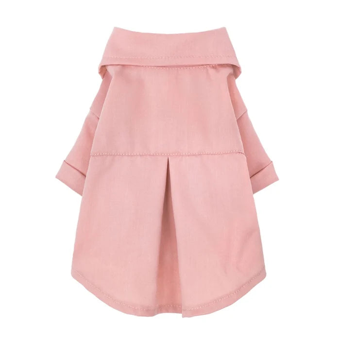 Formal Dog Collar Shirt in Pink