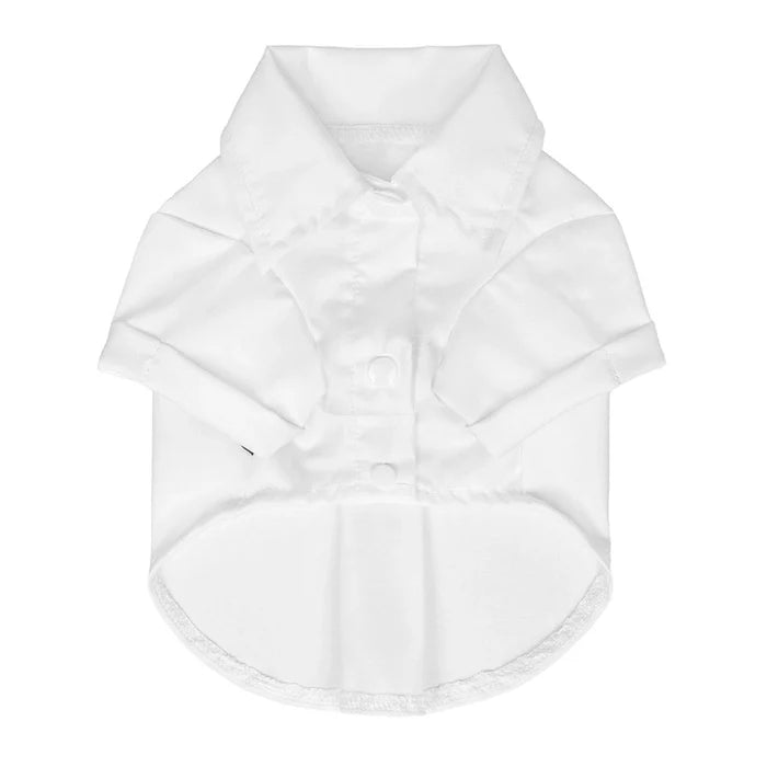 Formal Dog Collar Shirt in White