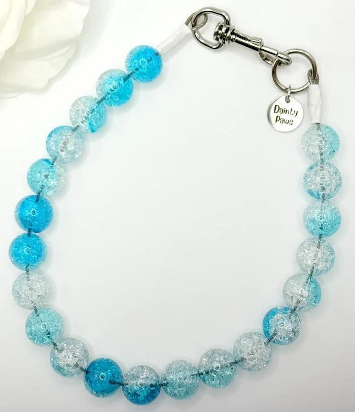 Frosty Paws Beaded Collar